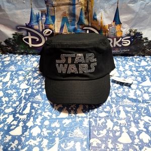 NWT Disney Hat - Cadet Cap - Star Wars Rebel - Rhinestone